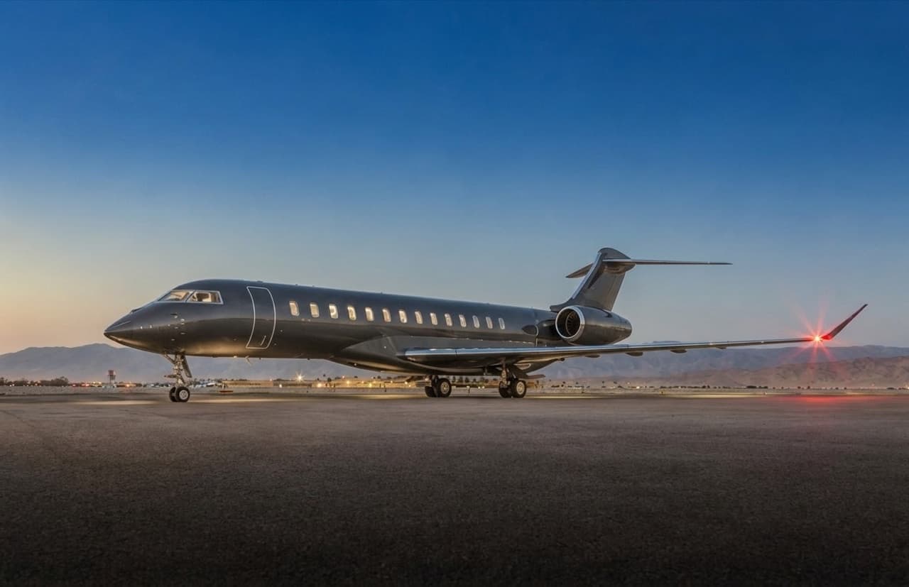 Bombardier Global 7500 — частный самолёт, доступный для аренды